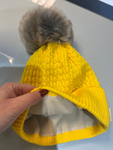 Load image into Gallery viewer, Yellow Fleeced Lined Hat
