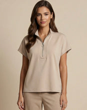 Load image into Gallery viewer, Deck Navy Leisure Half Zip Top