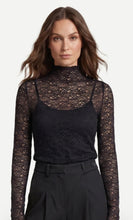Load image into Gallery viewer, FRANCESCA Black TOP