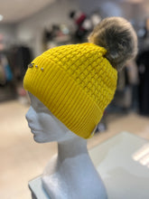 Load image into Gallery viewer, Yellow Fleeced Lined Hat