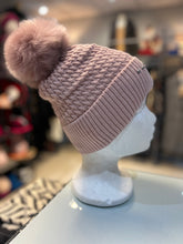 Load image into Gallery viewer, Dusky Pink Fleeced Lined Hat