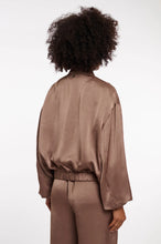 Load image into Gallery viewer, Flore Slate Bark Bomber Jacket