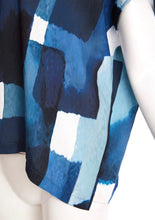 Load image into Gallery viewer, Patchwork print round neck top