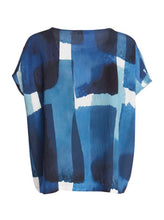 Load image into Gallery viewer, Patchwork print round neck top