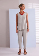 Load image into Gallery viewer, Scooped Back Travel Fabric Ash Cami