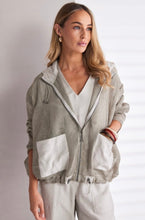 Load image into Gallery viewer, Mesh hooded Ash jacket