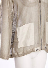 Load image into Gallery viewer, Mesh hooded Ash jacket