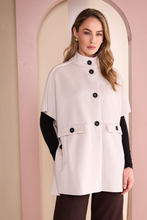 Load image into Gallery viewer, High Neck Button Through Jacket With Pocket Flap