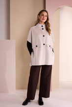 Load image into Gallery viewer, High Neck Button Through Jacket With Pocket Flap