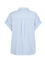 Load image into Gallery viewer, Poppy Blue Elastic Cuff Shirt