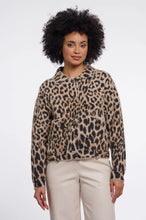 Load image into Gallery viewer, Leopard Bubbly Knit Jacket