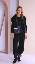 Load image into Gallery viewer, Shaped Hem Trousers With Colour Inset