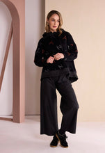 Load image into Gallery viewer, Bashed Leatherette Look Wide Leg Pull Up Trouser