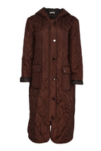 Load image into Gallery viewer, Padded Coat With Pocket And Stud Detail