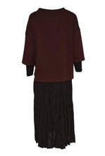 Load image into Gallery viewer, Two Piece Crushed Dress With Overtop