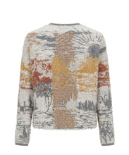 Load image into Gallery viewer, Rabe Fringe Grey Cardigan