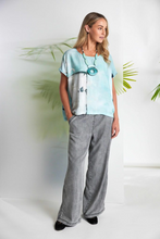 Load image into Gallery viewer, Faded Mint Print Top