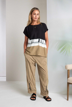 Load image into Gallery viewer, Border Print Tie Dye Top