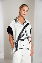Load image into Gallery viewer, Brush Stroke Blouse