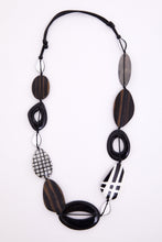 Load image into Gallery viewer, Print Stone Necklace with Beads