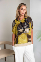 Load image into Gallery viewer, Print Stone Necklace with Beads