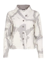 Load image into Gallery viewer, Graphic Print Taupe Jacket