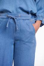 Load image into Gallery viewer, Anette Denim Blue Wide Trousers
