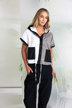 Load image into Gallery viewer, Two tone Hooded Jacket
