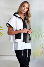 Load image into Gallery viewer, Two tone Hooded Jacket