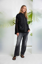 Load image into Gallery viewer, Black Sleeveless Jacket