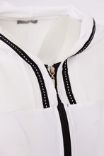 Load image into Gallery viewer, White Zip Top