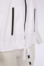 Load image into Gallery viewer, White Zip Top