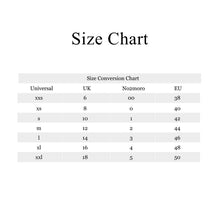 Load image into Gallery viewer, Size Chart | No2moro | Ryan Design Clonmel