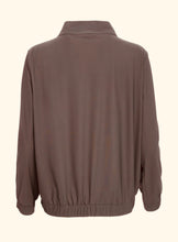 Load image into Gallery viewer, Cocoa Travel Fabric Bomber Jacket
