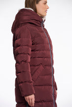 Load image into Gallery viewer, Chocolate Bean Keila Puffa Coat Fur Lined
