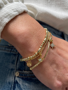 Pea gold 3 piece stack