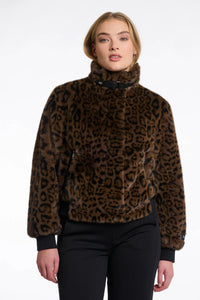 Ambra Faux Fur Bomber Jacket