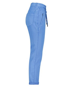 Tessy Blue Crop Trousers