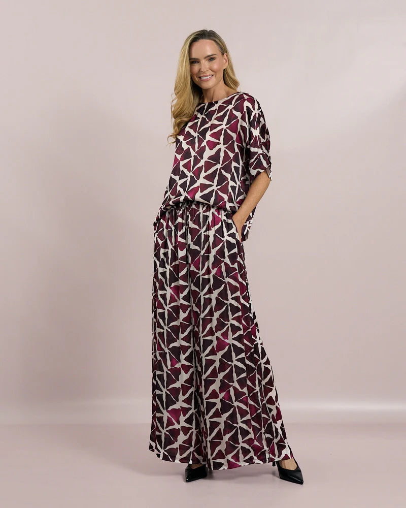 Mulberry round neck top