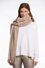 Load image into Gallery viewer, Oat Vlien Faux Fur and Knit Scarf
