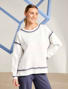 Sport luxe sweatshirt