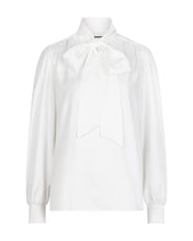 Load image into Gallery viewer, White Estelle Bow Blouse
