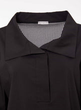 Load image into Gallery viewer, Classic Black Shirt with Modern Twist
