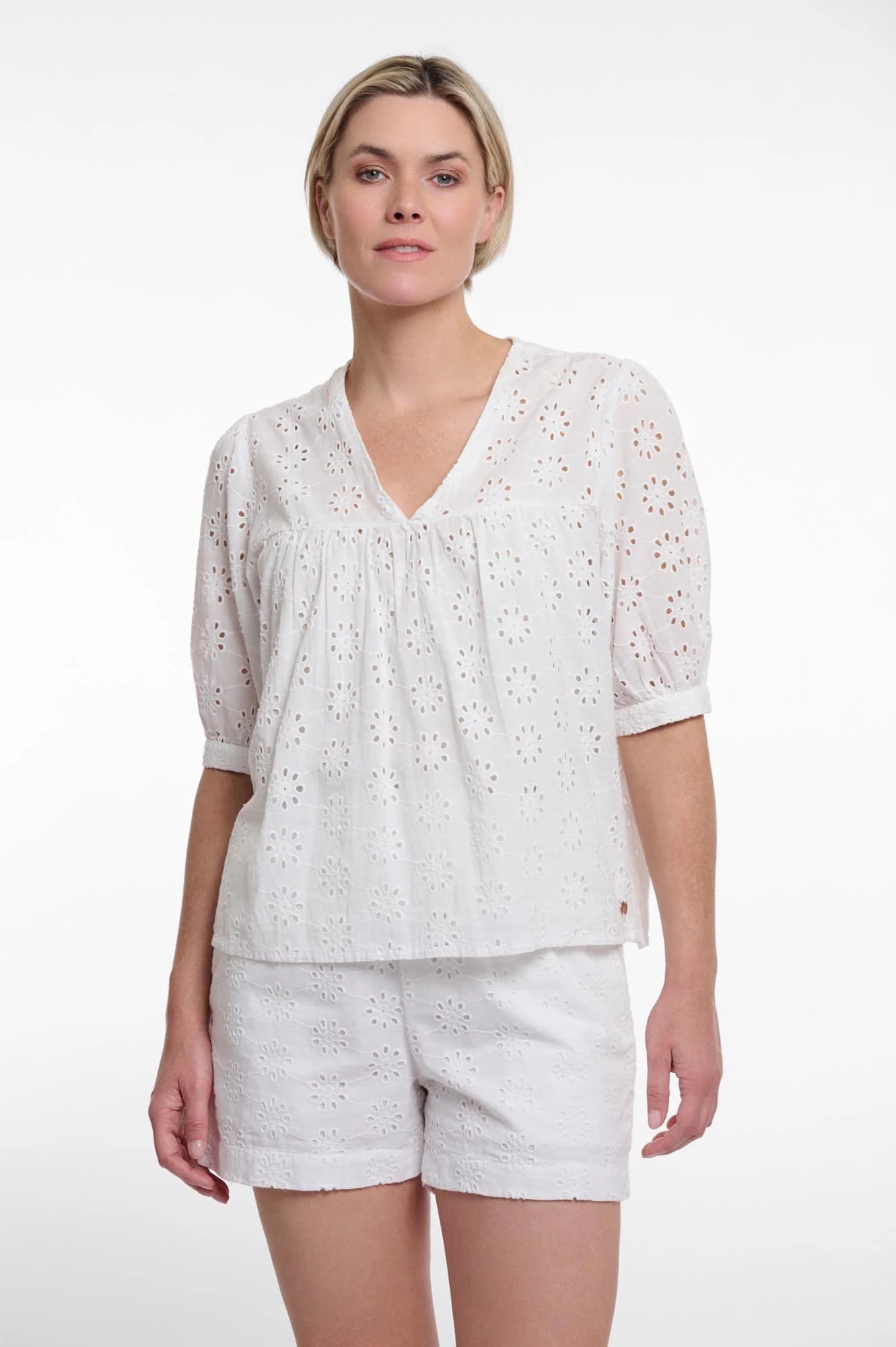 Brave embroidery Top
