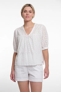 Brave embroidery Top
