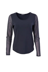 Antrachite Mesh Sleeve Top