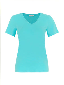 Aqua Cotton Top