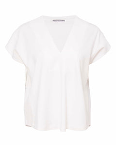 Square shape V neck Cotton Top