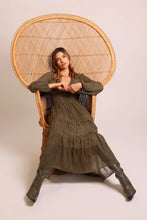 Load image into Gallery viewer, Whispers Olive Dress

