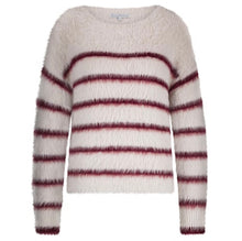 Load image into Gallery viewer, Ruby Fuzzy Stripe Jumper
